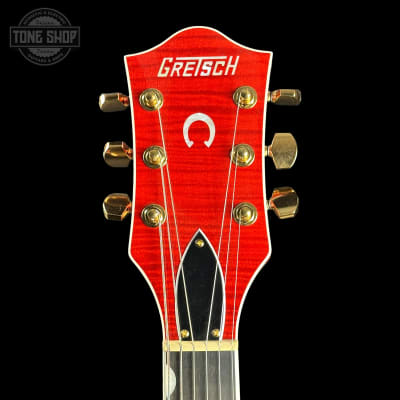 Mint Gretsch G6120TGFM Players Edition Nashville Orange Stain w/case image 6