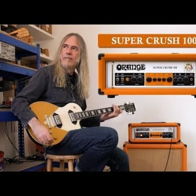 Orange Amplification Super Crush 100 Guitar Amplifier Head (Orange) image 7