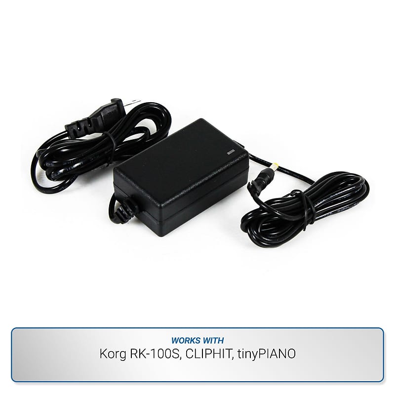 Korg 9V AC Power Supply Adapter for RK-100S, CLIPHIT, tinyPIANO PSU Cord Cable image 1