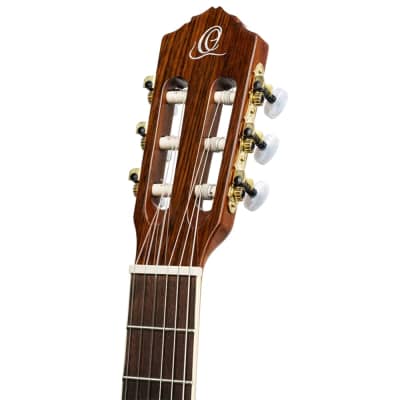 Ortega Family Series Pro Full Size Guitar Solid Spruce/ Mahogany Natural - RCE141NT-L, Left-handed image 16