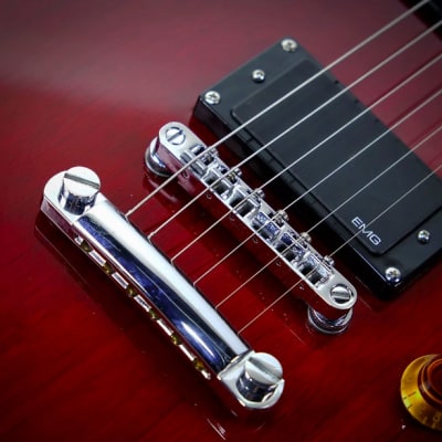 Carparelli Diesel Handmade Baritone Guitar Mahogany Indian Rosewood 27 inch scale 2021 - Wine Red image 5