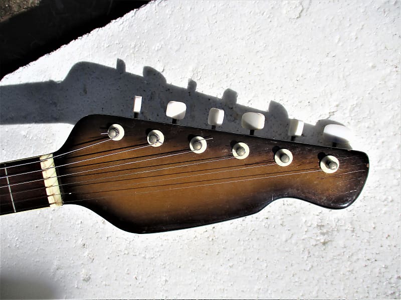 Teisco Model 481 Guitar, 1960's, Japan, 2 Ry Cooder Gold