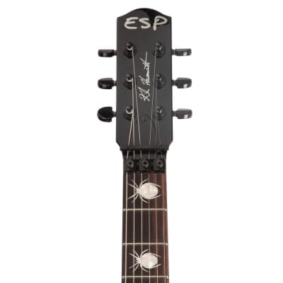 ESP 30th Anniversary KH-3 Spider Electric Guitar - Black With Spider Graphic image 13