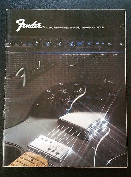 Vintage 1973 Fender Full Lineup Catalog From Japan | eBay