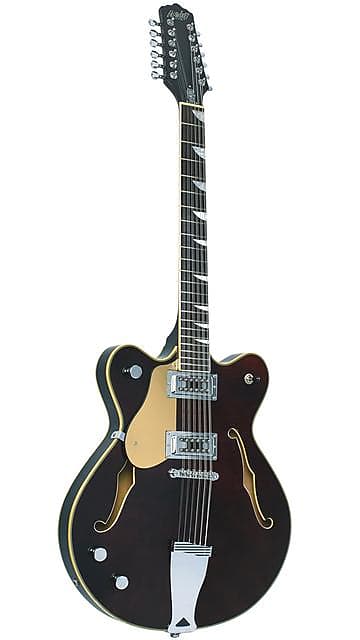 Eastwood Classic 12 LH Bound Laminated Maple Flamed Top Set Neck 12-String Electric Guitar For Left Handed Players image 1