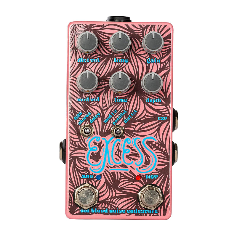 Old Blood Noise Endeavors Excess V2 Distortion / Chorus / Delay Effects Pedal