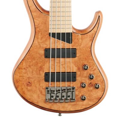 MTD Kingston Z5MP 5-String Bass Guitar Natural Gloss image 3