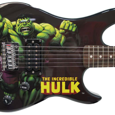 Peavey Marvel Avengers Hulk Full Size Electric Guitar Signed by Stan Lee with Certificate of Authenticity (Serial  BXBBJ301109) image 1