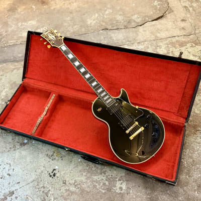 1980's Burny RLC-60 Les Paul Custom - One Piece Top - 8lbs