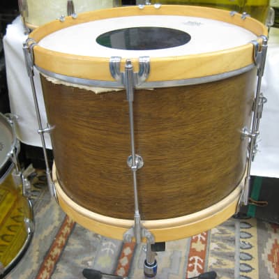Gretsch 10X14" Marching Snare Drum (Lot#CB7182) Dec. 29, 1953 Mahogany/Maple image 13