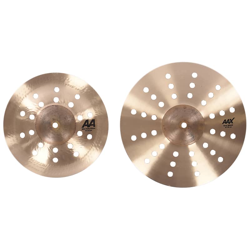 Sabian 10 / 12" AA / AAX Mini Monster Stax Cymbals (Pair) image 1