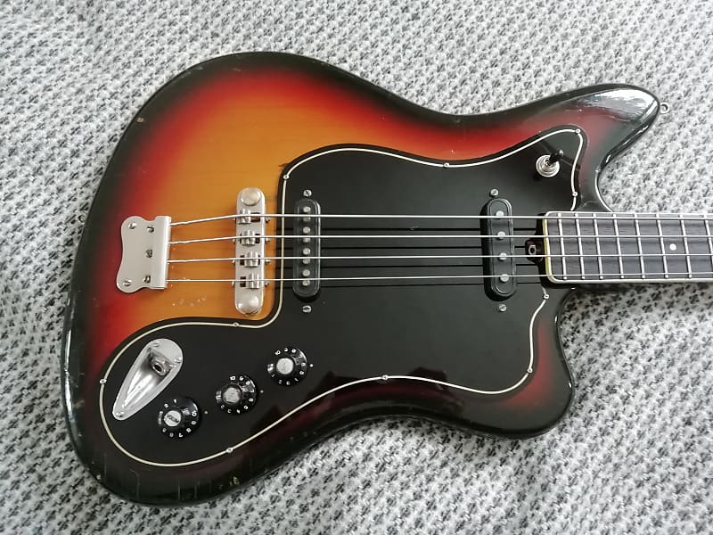 Musima de Luxe 25b 1970s 3 Tone Sunburst  Jaguar bass variation image 1