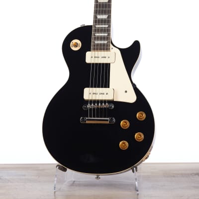 Gibson Les Paul Standard 50s P-90, Ebony | Demo | Reverb
