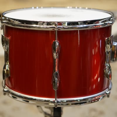 Premier 1970's Drum Set in Red Wrap - 13/14/16/22 image 11