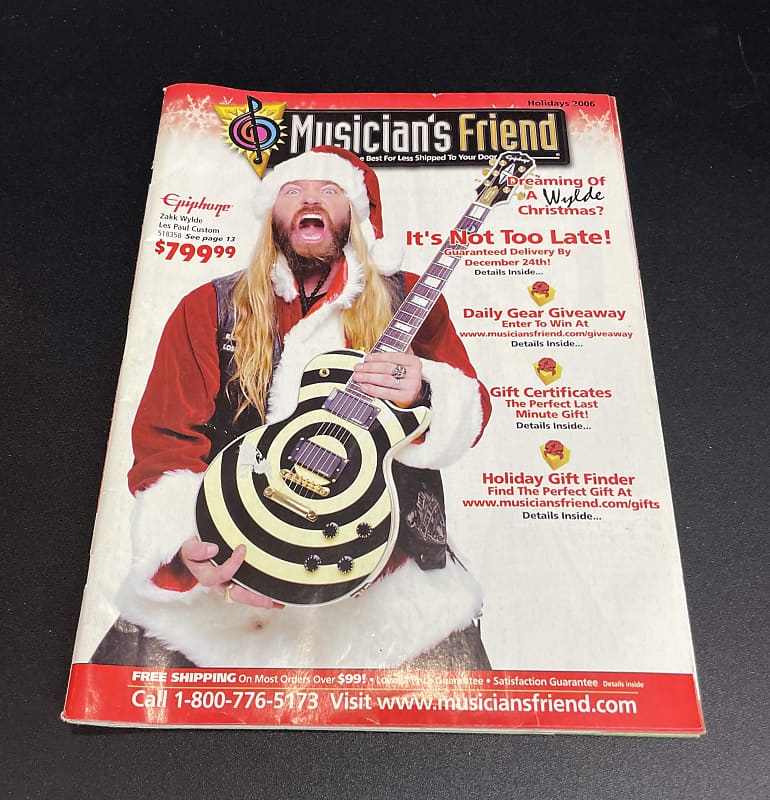 Zakk Wylde Musicians Friend Holiday Catalog 2006 Reverb