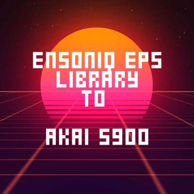 Ensoniq EPS library to Akai s900 s950 - 89 disks