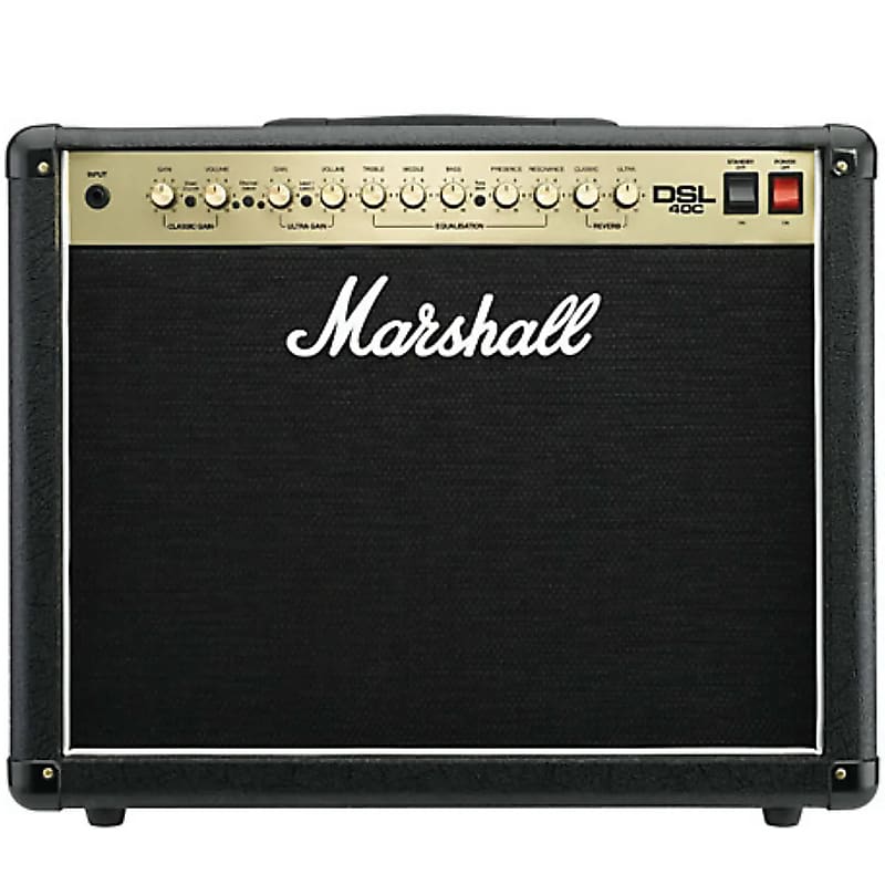 Amplificador Marshall Dsl40c Valvular 40w Guitarra - Grey