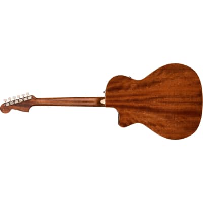 Fender Newporter Classic Acoustic Guitar, Pau Ferro Fingerboard, Aged Cognac Burst, 0970943137 image 2