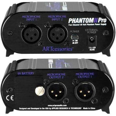 Art Phantom II Dual 48v Phantom Power Supply image 3