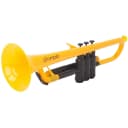 pBone PTRUMPET1Y Plastic Bb Trumpet with Carrying Bag, Yellow