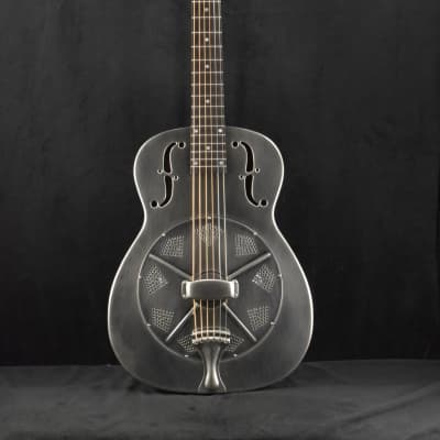 National NRP Steel 14-Fret Resonator Rubbed Finish with Sieve Hole Coverplate image 2