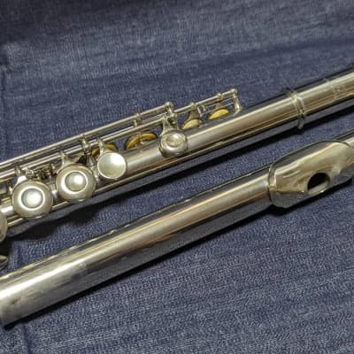 “MURAMATSU" engraved Muramatsu flute No.73 Rare item - Solid Silver image 3