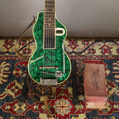 Herrnsdorf Universa 1960s  Electric Guitar w Rare Original Pedal image 13