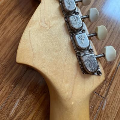 Original Vintage 1969 USA Fender Mustang Lake Placid Blue Competition Burgundy w/ OHSC. Kurt Cobain Nirvana image 22
