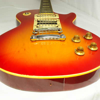 1970s Burny Single Cut Standard Model 3 Pickup Electric Guitar Ref No 3550 image 3