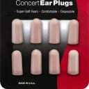Fender Concert Series Foam Ear Plugs, 4 Sets