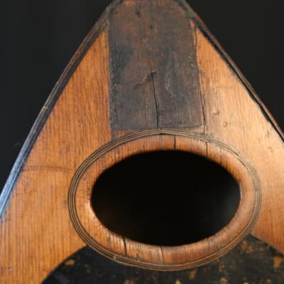 Antique c1900 Antonio Grauso Italian American Bowl Back Mandolin (project) image 4