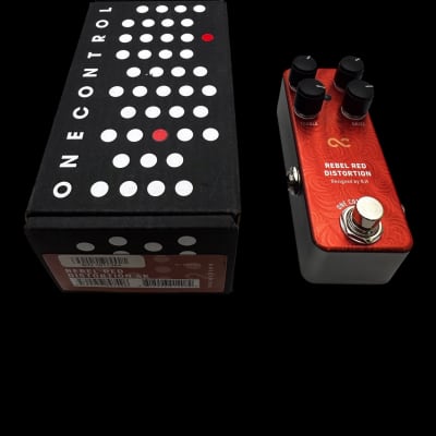 Reverb.com listing, price, conditions, and images for one-control-rebel-red-distortion