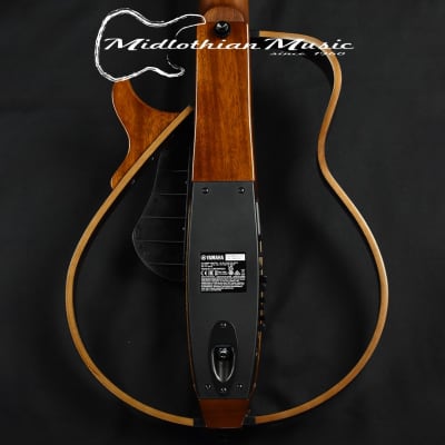 Yamaha SLG200NW Silent Guitar - Wide Nylon-String - Natural Finish w/Gig Bag image 6