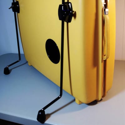 The "Bumble" Suitcase Kick Drum / Made by Side Show Drums - Yellow and Black image 4