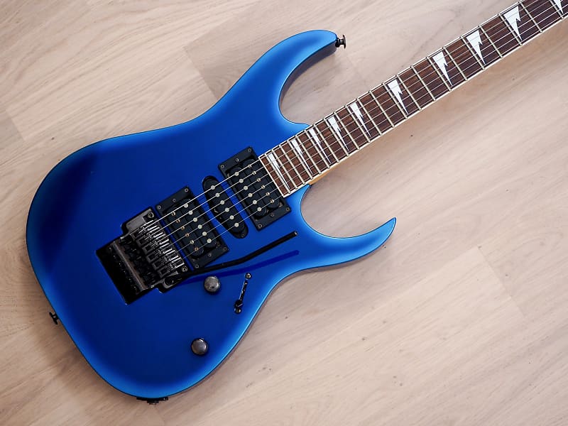 1995 Ibanez RGR470 HSH RG Series Electric Guitar Jewel Blue | Reverb