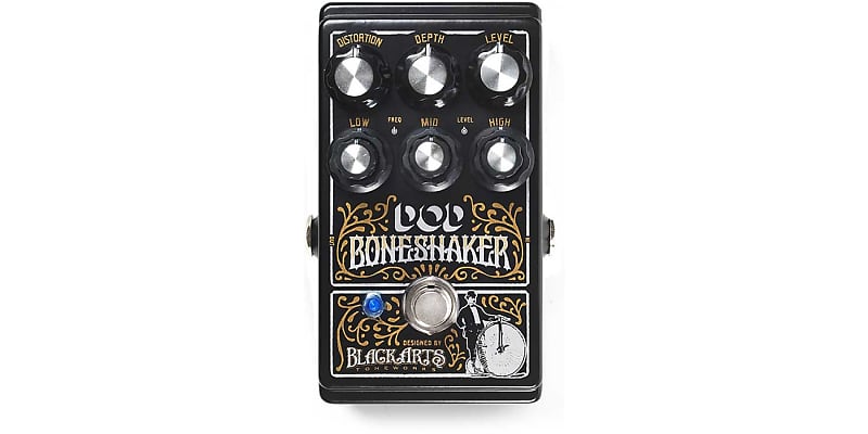 DOD Boneshaker Distortion/Overdrive with 3-band Parametric EQ | Reverb