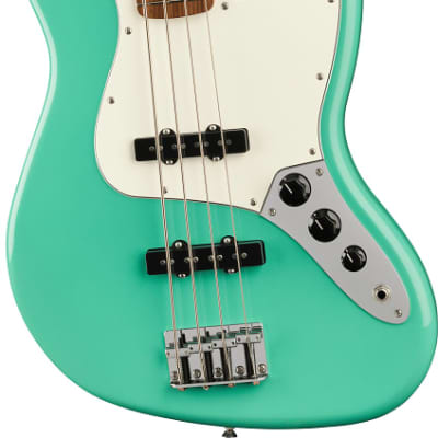 Fender Player Jazz Electric Bass. Pau Ferro Fingerboard, Sea Foam Green image 5
