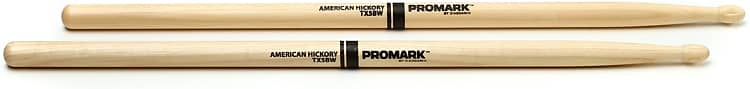 Promark Classic Forward DrumSticks - Hickory - 5B - Wood Tip image 1