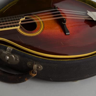 Gibson  A-4 Carved Top Mandolin (1928), ser. #84005, original black hard shell case. image 12