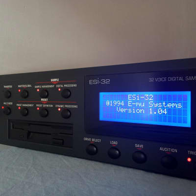 New blue LCD display only for Emu Esi 32 with 14 pin Lcd (for destinations outside of those specified, please write to me)