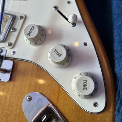 Univox Ripper 1970s Electric Guitar Natural image 8