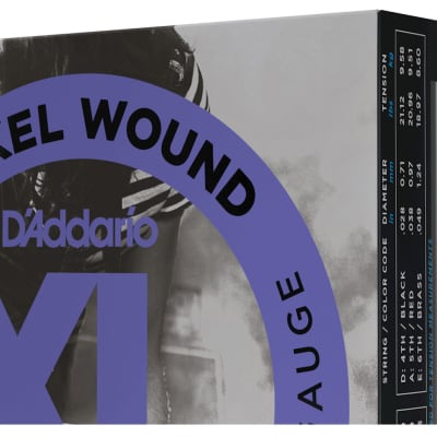 D'Addario EXL115-3D XL Nickel Electric Guitar Strings 3-Pack - 11-49 Gauge image 3