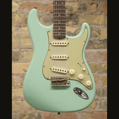 Fender Custom Shop Limited Edition '60 Stratocaster Journeyman Relic Faded/Aged Surf Green 7lbs 12oz image 1