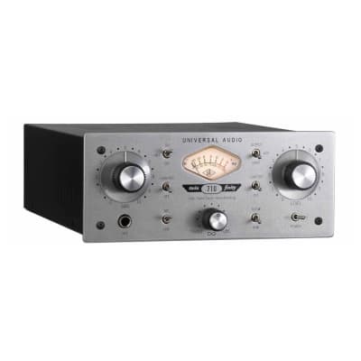 Universal Audio 710 Twin-Finity Rack-Mountable Radical UA Mic Preamplifier with Heavy-Duty Metal Construction, Dual Gain-Stage Control for Studio, Desktop, or Stage image 3