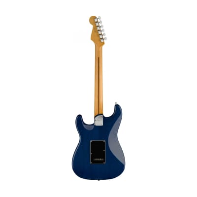 [PREORDER] Fender American Ultra Stratocaster Electric Guitar, Ebony FB, Denim Burst image 2