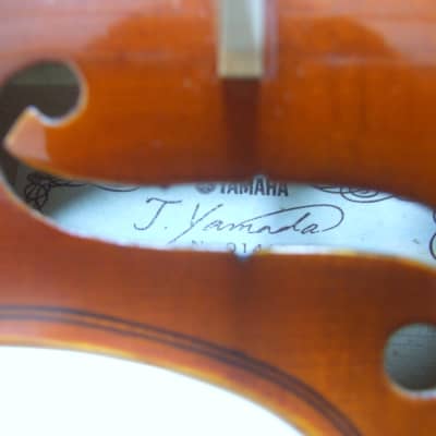 YAMAHA  Violin Braviol Flamed V5 1/8 Kids New Bow, Case Used Good Condition 2013 image 7