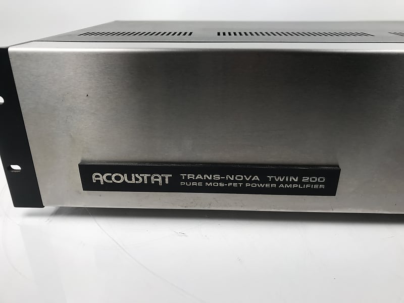 Acoustat Trans-Nova Twin 200 Power Amplifier