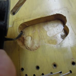 Left Handed 1952 Fender Blackguard Tele, Likely the First True Lefty Telecaster Ever Built! image 13