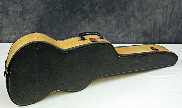 Vintage 1960 s Hard Shell Case For Silvertone Harmony Silhouette Guitar