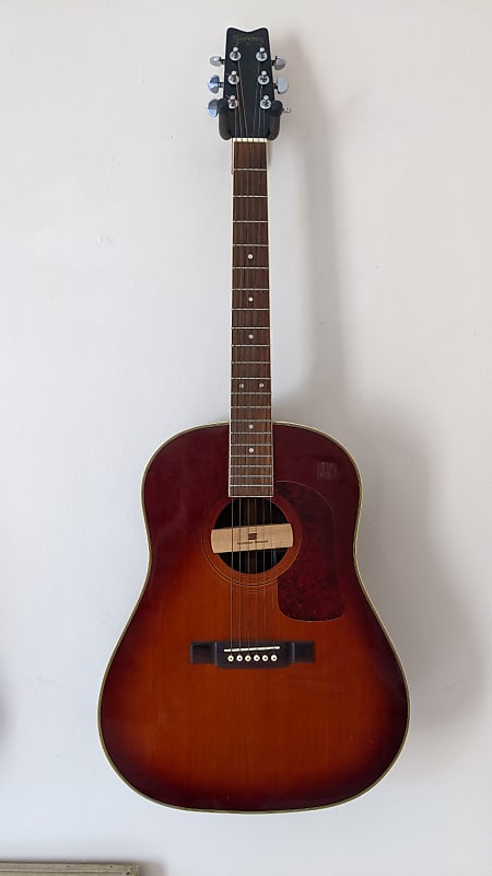 Washburn D25/S Acoustic Guitar With Seymour Duncan Woody Pickup, Made In Korea image 1